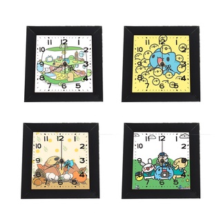 Đồng hồ treo tường capoo dạng khung ảnh 13x13 cm DHTI34 đồng hồ  stitch cute dễ thương