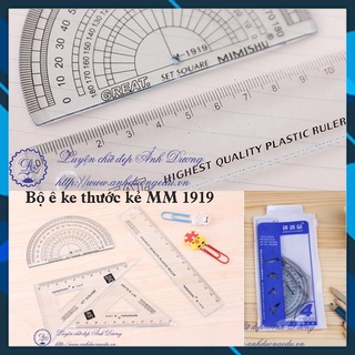 Bộ ê ke thước kẻ MM1919