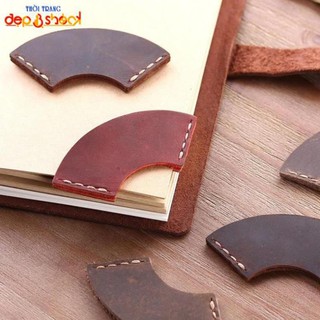 Bookmark Đánh dấu sách da bò thật