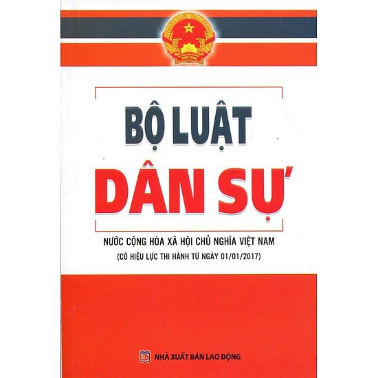 Sách - Bộ luật Dân sự ( Có hiệu lực thi hành từ ngày 01/01/2017)