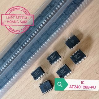 IC nhớ EPROM AT24C128 chân cắm DIP8 chính hãng ATMEL