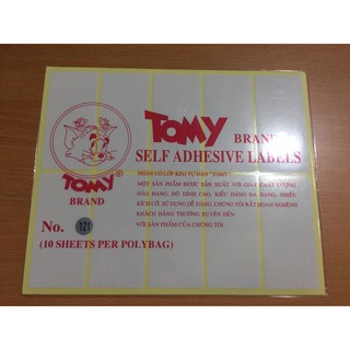 Giấy Đề Can TOMY Khổ A5 (10 Tờ/Tập)