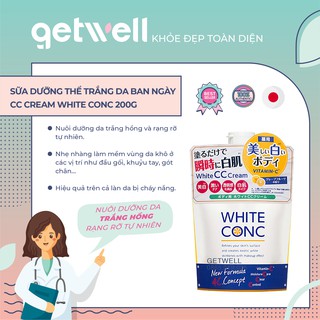 SỮA DƯỠNG THỂ TRẮNG DA BAN NGÀY CC CREAM WHITE CONC 200G