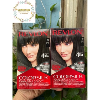 Thuốc nhuộm tóc Revlon phủ bạc số 10 màu đen của Mỹ