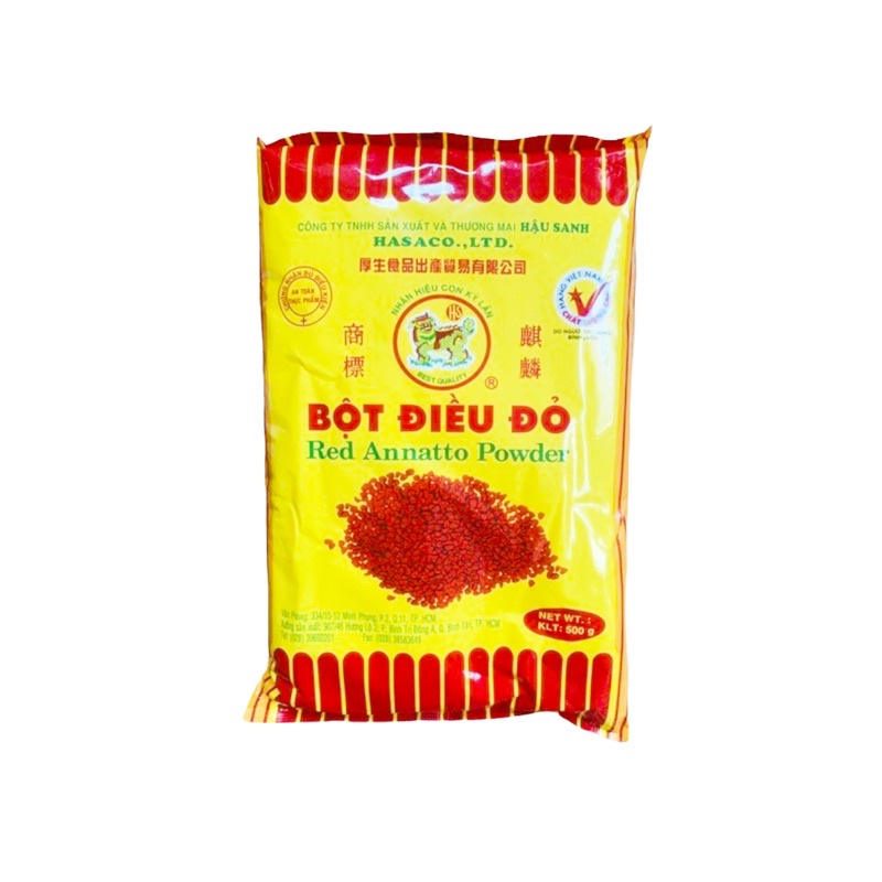 Bột điều đỏ Hậu Sanh