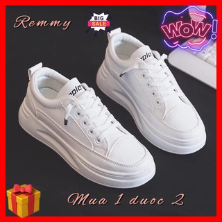 Giày thể thao nữ sneaker giày trắng tôn dáng độn đế 4cm RM05