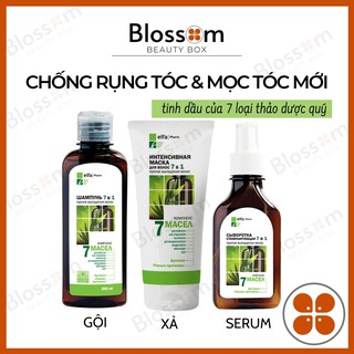 Bộ dầu gội - xả - serum chống rụng tóc &amp; giúp mọc tóc 7 IN 1 ELFA PHARM