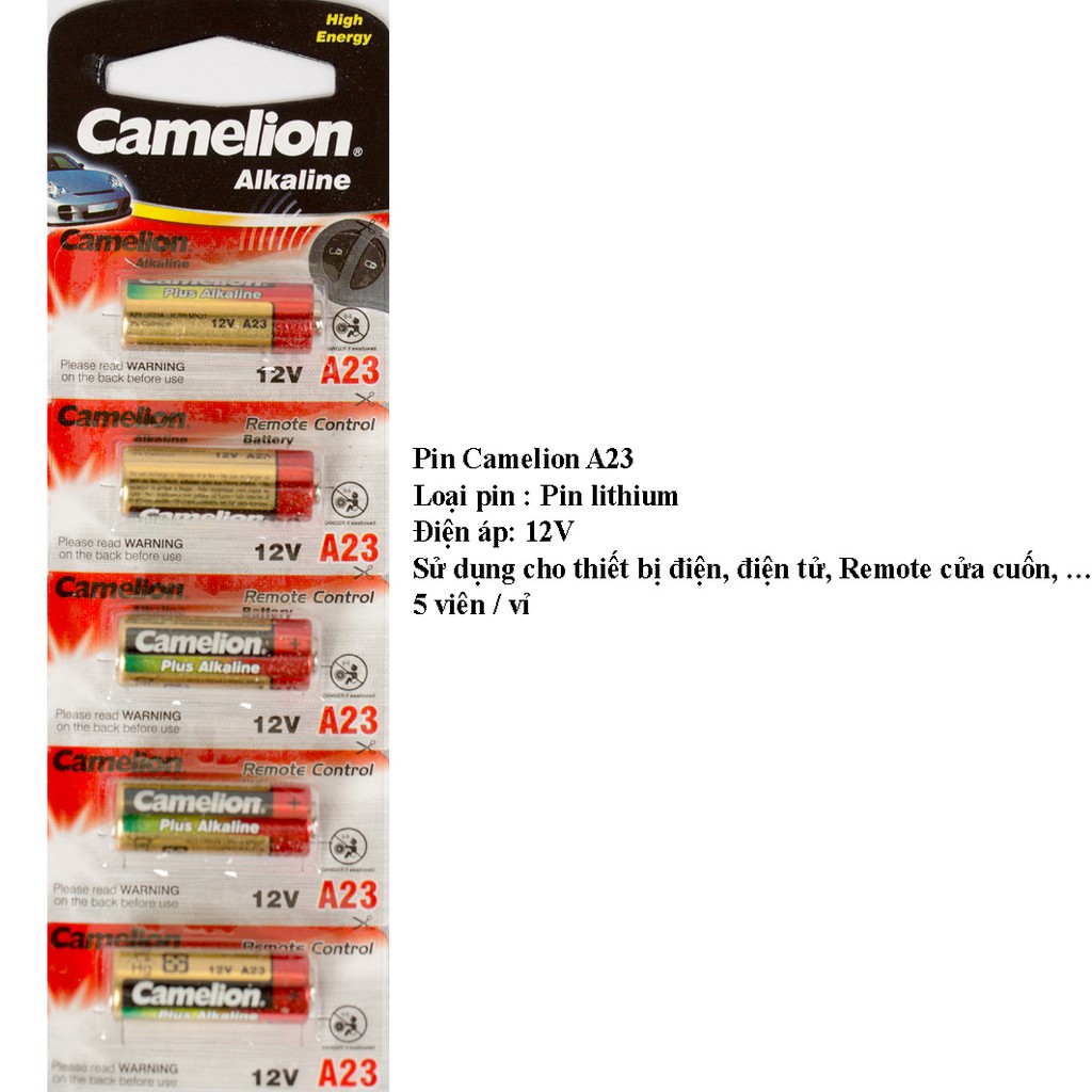 Pin Camelion A23