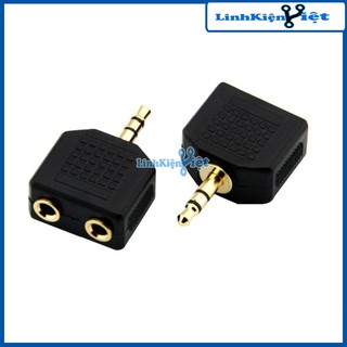 Jack Chia Audio 3.5mm 2 Cổng Ra