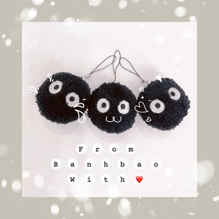 [RẺ VÔ ĐỊCH] Móc khóa hình thú bông bồ hóng đen TOTORO dễ thương | Móc khóa gắn túi xách (CÓ SẴN)