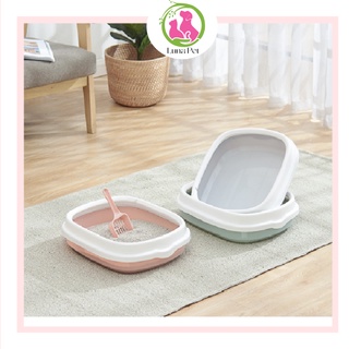 [Mã PET50 giảm 10% - tối đa 50K đơn 250K] Khay vệ sinh cho mèo cực lớn, khay cát hướng dẫn mèo đi vệ sinh đúng cách