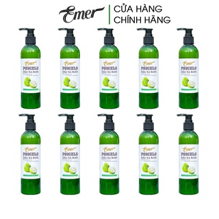 Bộ 10 chai dầu xả bưởi suôn mượt tóc tinh dầu pomelo Emer Garin 300ml x10 giá sỉ