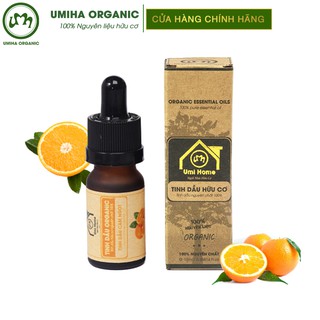 Tinh dầu Cam Ngọt hữu cơ UMIHA nguyên chất | Orange Essential Oil 100% Organic 10ml