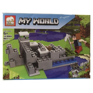 Đồ chơi lắp ráp Minecraft My World JX30084C 80 mảnh ghép