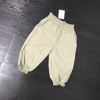 Quần bé gái MG 2-7 tuổi  Quần cotton lanh bo gấu xuất dư 0921