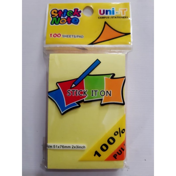 giấy note dạ quang 3*2