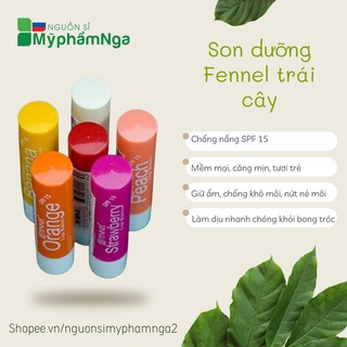 Son dưỡng Fennel trái cây, chỉ số chống nắng môi spf15