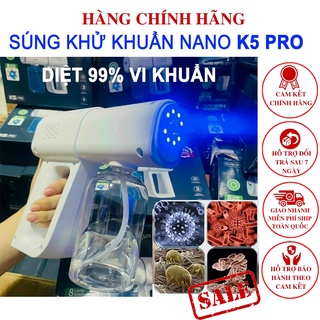 [Xả kho] Súng khử khuẩn Nano K5 Pro chính hãng Bảo hành 12 tháng Lỗi 1 đổi 1