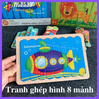 Ghép hình 8 mảnh bằng gỗ siêu đẹp