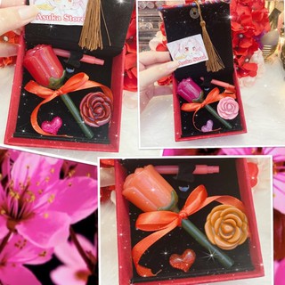 Set Son Hoa Hồng (son tint + dưỡng) handmade