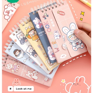 Sổ tay học từ vựng tiếng anh cho học sinh, sinh viên hình gấu cute