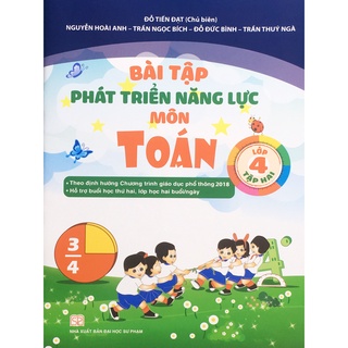 Sách SP - Bài tập phát triển năng lực môn Toán lớp 4 Tập 2