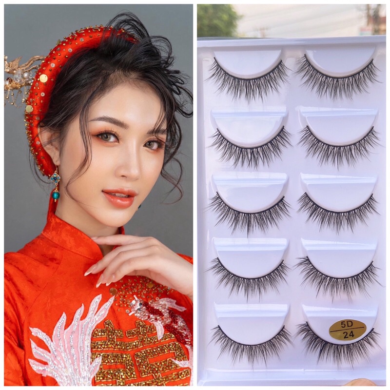 Lông Mi Chồn 5D 24- 5 cặp