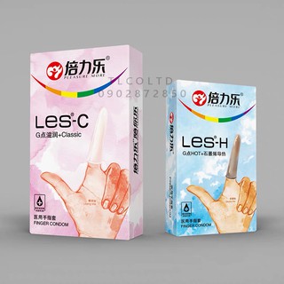 COMBO 2 HỘP Bao cao su ngón tay LES-H và LES-C