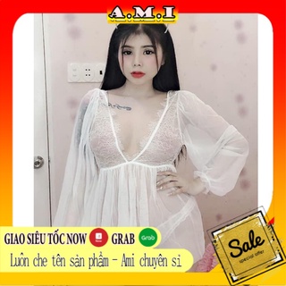 Váy ngủ voan xuyên thấu FREESHIP váy ngủ sexy Quảng Châu cao cấp