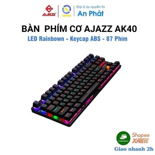 Bàn phím cơ AJAZZ AK40 (87 phím | Keycap ABS | Ajazz switches | LED Rainbown ) - BH 24 tháng