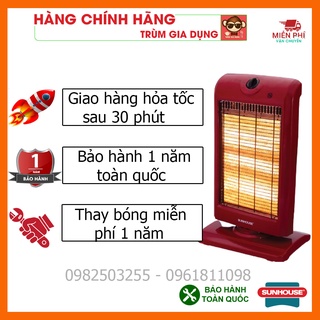Đèn sưởi 3 bóng Sunhouse SHD7016, Máy sưởi sunhouse SHD7016, tốc độ làm ấm nhanh, tỏa nhiệt đều.