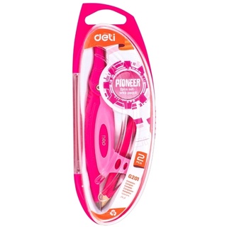 Bộ Compa Kèm Bút Chì Gỗ - Deli-G20102 - Màu Hồng