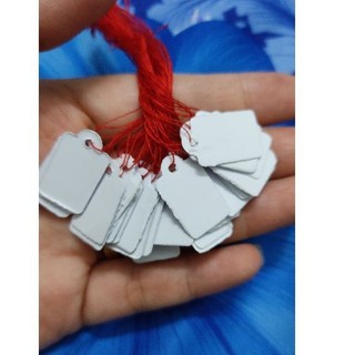 100 tem giấy ghi sản phẩm trắng