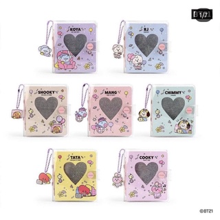Sổ đựng ảnh , Binder Tim BT21 Hàng Chính Hãng