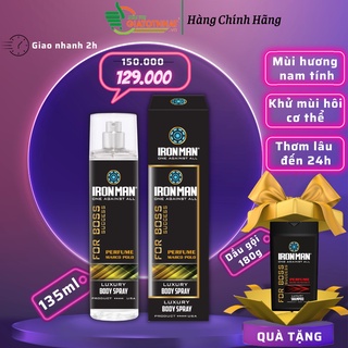 Xịt khử mùi toàn thân nước hoa dành cho nam 135ml