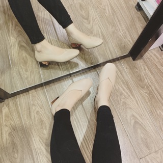 Giày moca nữ cá tính cao 3 phân M326 SHOEBYMAI