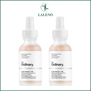 The Ordinary Lactic Acid 5% + HA 30ml Giúp làm mờ thâm và tẩy tế bào chết chuyên sâu.