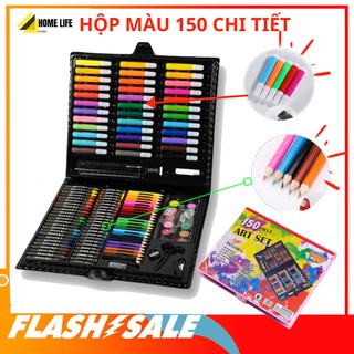 Hộp Màu 150 Chi Tiết Đa Dạng Màu Sắc Cho Bé Tập Tô, Hộp Màu Cho Bé Thỏa Sức Sáng Tạo