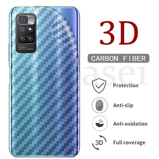 Dán Lưng Điện Thoại Cacbon Chống Vân Tay Cho Redmi 10 9 8 10A 10C 9T 9A 9C 8A A1 K50 K40 Gaming K30 Pro 4G 5G 2022