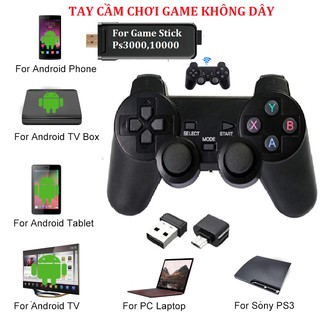 Tay cầm chơi game cho Games stick Ps3000 Tay cầm chơi game không dây 2.4ghz cho game stick Ps3 Pc Tv Box Android