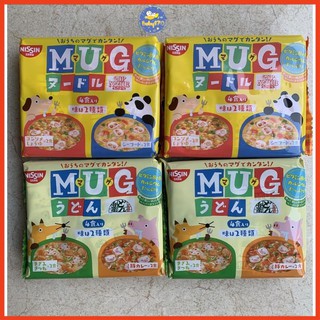 Mì Mug màu vàng/ xanh Nhật Bản cho bé từ 1 tuổi 96g
