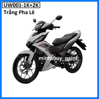 Sơn xe máy Honda Winner màu Trắng pha lê UW001-1K và UW001-2K Ultra Motorcycle Colors