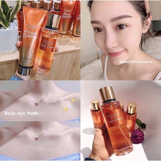 DƯỠNG THỂ VÀ XỊT THƠM BODY AMBER ROMANCE