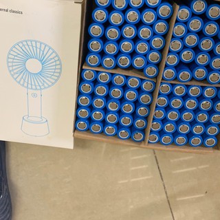 <HOT> Pin sạc 3,7V loại tốt - dùng cho quạt tích điện mini cầm tay <RẺ VÔ ĐỊCH>