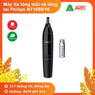 Máy tỉa lông mũi và lông tai Philips NT1650/16 - Thao tác đơn giản - Thiết kế nhỏ gọn - Hàng chính hãng