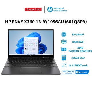 [Mã ELHP15 giảm 10%]Laptop HP Envy X360 13-ay1056AU (601Q8PA) (R7-5800U | 8GB | 256GB |13.3' FHD Touch | W11