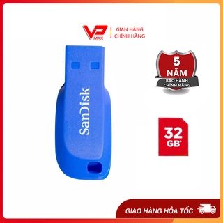 Usb 32gb 16Gb SanDisk Cruzer Blade CZ50 bảo hành 5 năm hàng chống nước, chống cửa từ