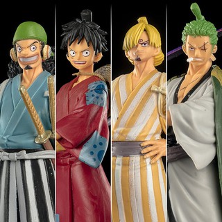Mô hình figure One piece arc Wano quốc Zoro Sanji Luffy Usopp Nami đồ chơi