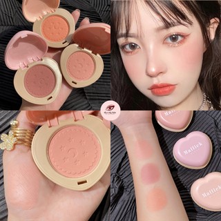 Má hồng MAFFICK LOVE trái tim ánh nhũ - phấn má hồng JINT