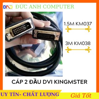 Cáp DVI (24+1) KingMaster 1.5M/ 3M/ 5M/ 10M chống nhiễu tốt- Hãng phân phối